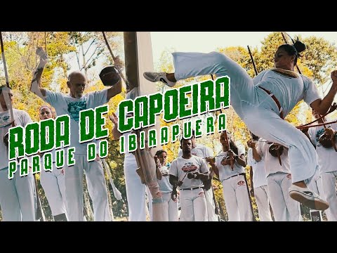 RODA NO PARQUE DO IBIRAPUERA COM MESTRE CAMISA - ABADÁ CAPOEIRA - SÃO PAULO - BENGUELA & SÃO BENTO