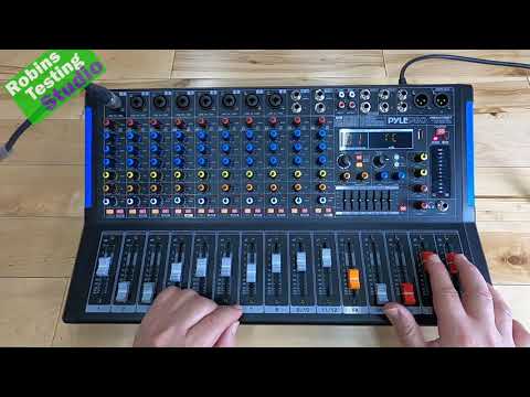 Full Introduction & overview PMXU128BT 12ch Mixer w/ 8ch Mic inputs Bluetooth & audio interface.