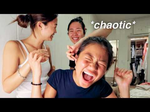 WE STAYED AT MY LITTLE SISTER'S APARTMENT!!