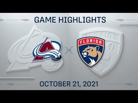 NHL Highlights | Avalanche vs. Panthers - Oct. 21, 2021