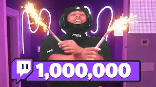 Fanum Hits 1,000,000 Followers On Twitch!