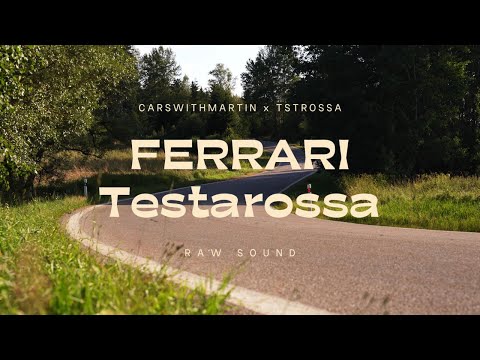Ferrari Testarossa short RAW sound V12 symphony on titanium exhaust