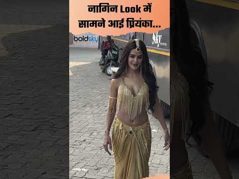 Priyanka Chahar Choudhary Spotted on The Sets of Naagin 7,Fans Shocked After Seeing The Look