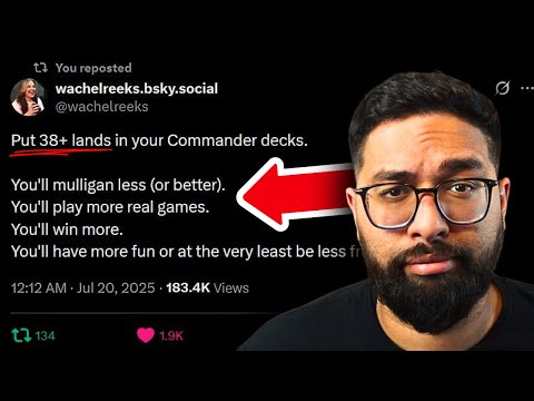 Commander Players Are Building Bad Decks - More Lands = Consistency! | MTG EDH Twitter Discussion