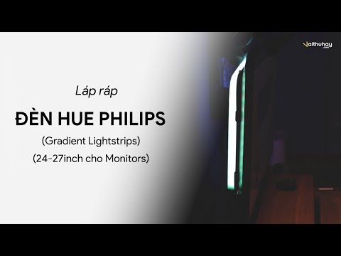 Đèn thông minh cảm ứng màu Philips Hue Play Gradient Lightstrip for PC