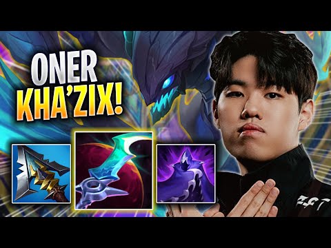 ONER IS SO GOOD WITH KHA'ZIX! - T1 Oner Plays Kha'zix JUNGLE vs Nidalee! | Season 2023