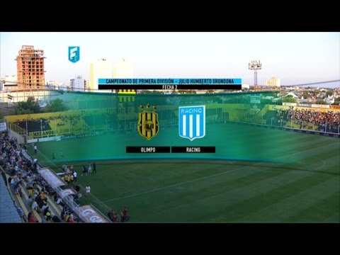 Fútbol en vivo. Olimpo - Racing. Fecha 2. Torneo de Primera División 2015 FPT.