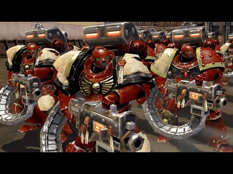 Blood Ravens vs Eldar | Cinematic battle! - Astartes Mod / Warhammer 40K: Dawn of War 2: Retribution