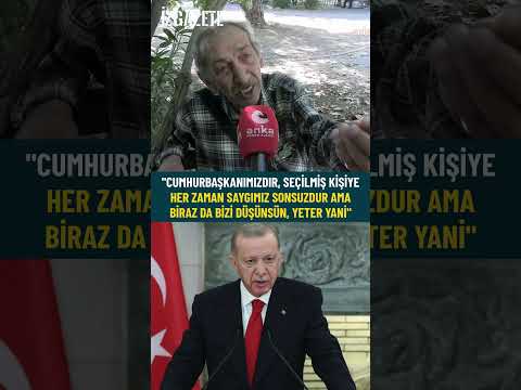 Emekli yurttaştan maaş zammı tepkisi: "Biraz da bizi düşünsün, yeter yani" #emekli #emeklimaaşı