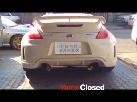 Nissan 370z with Xforce Varex Mufflers