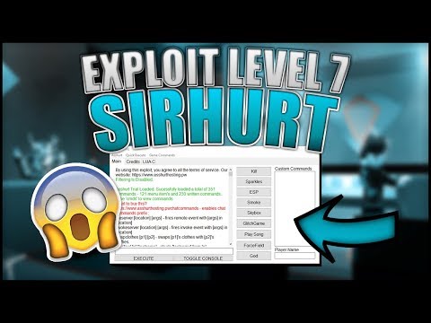 Roblox Exploit Sirhurt Crack Full Lua C Level 7 Billon - скачать patched level 7 roblox exploit 774 lua c executor