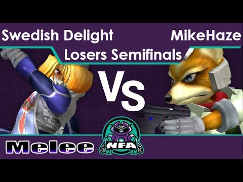 NFA 2 - Swedish Delight (Sheik) vs bc | MikeHaze (Fox) Losers Semifinals - Melee