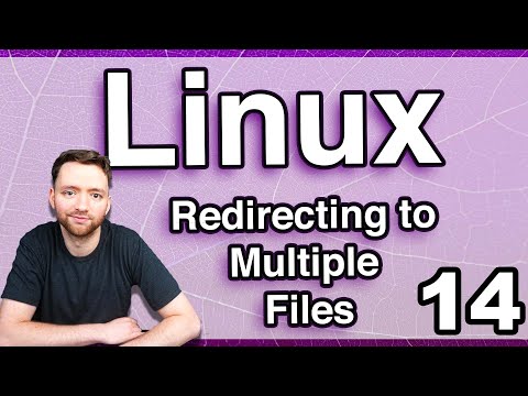 Redirecting to Multiple Files Linux Tutorial 14