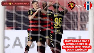 Sport Recife 5X0 Maranhão - Copa do Nordeste 2026 | 4° Rodada.