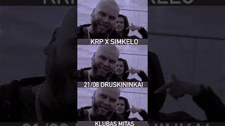 KRP X SIMKELO 21/08 DRUSKININKAI Klubas Mitas #lithuanianrap #live #rapshow #krp #fyp