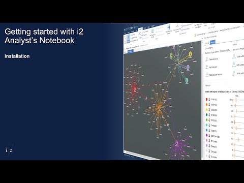 1 - Getting Started with i2 Analyst's Notebook - Installation