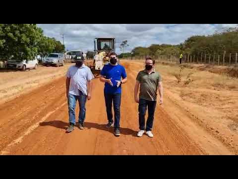 Prefeitura de Apodi realiza a recuperação das estradas vicinais na zona rural do município.