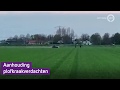 Politie pakt plofkraakverdachten in weiland bij Duiven. Beelden: Bas Goossens