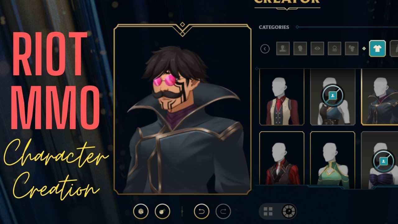 Is Riot Games testing character creation for their MMO?