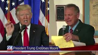President Trump Endorses Roy Moore