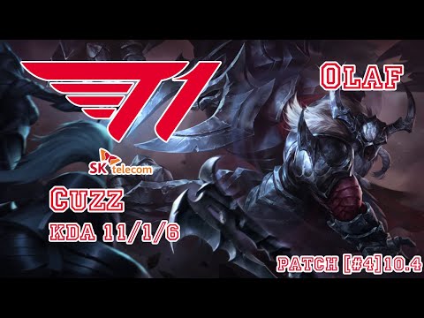 T1 Cuzz Olaf vs Sett Solo Rank Game Patch [#4]10.4
