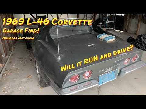 WILL it RUN and DRIVE? 1969 L-46 4-Speed Corvette Garage Find! All ORIGINAL! NUMBERS MATCHING!