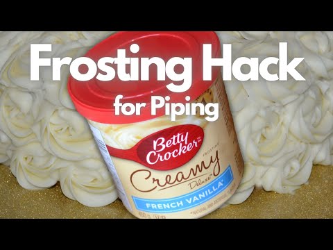 Get Great Piping Results with this Betty Crocker Frosting Hack!