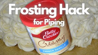 Get Great Piping Results with this Betty Crocker Frosting Hack!