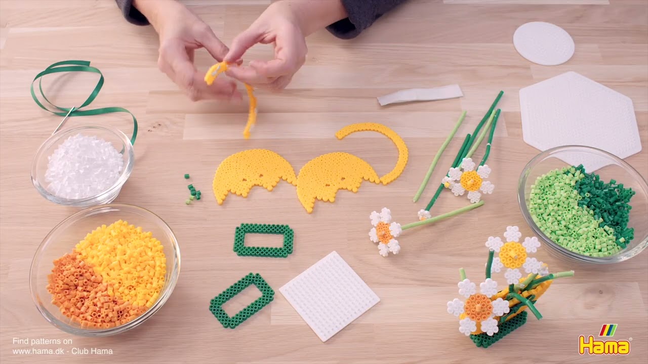 Koraliki Hama - wiosenne i wielkanocne dekoracje