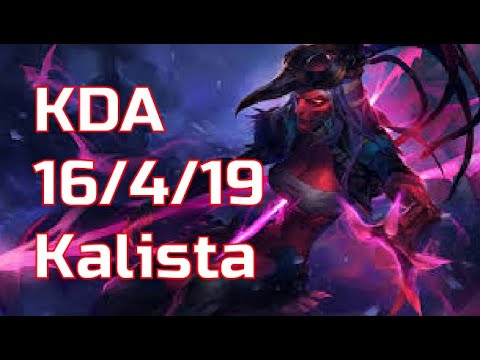 LOL Kalista VS Varus  -  Bot  Lane  NA Challenger V10.10