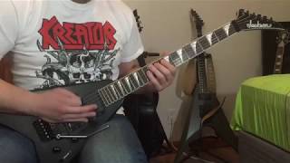Kreator - Satan Is Real - Guitar Cover (w/ leads) - AX8