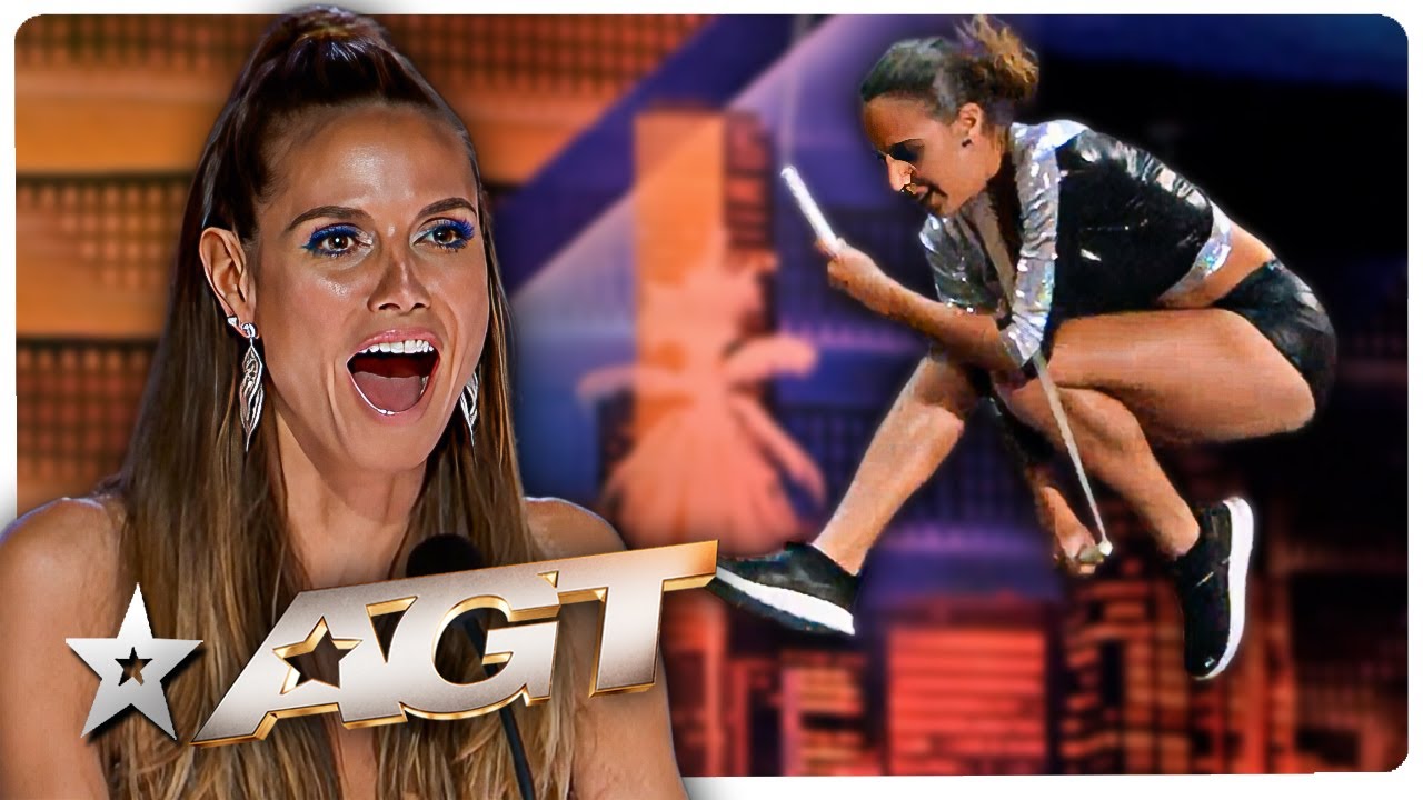 Nervous Girl Takes Jump Rope To The NEXT LEVEL on America's Got Talent!