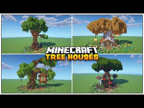 I Made a Tree House for Every Tree in Minecraft