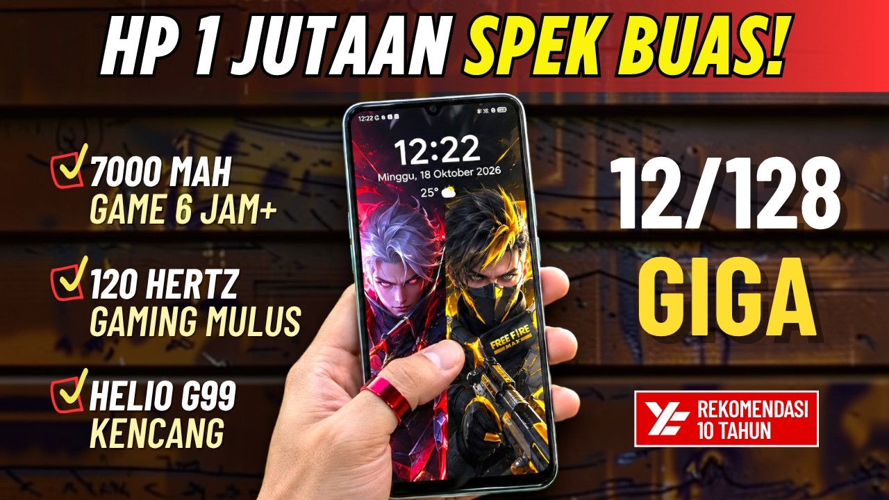 TOP 5 HP GAMING (1 JUTAAN) TERBAIK OKTOBER 2026