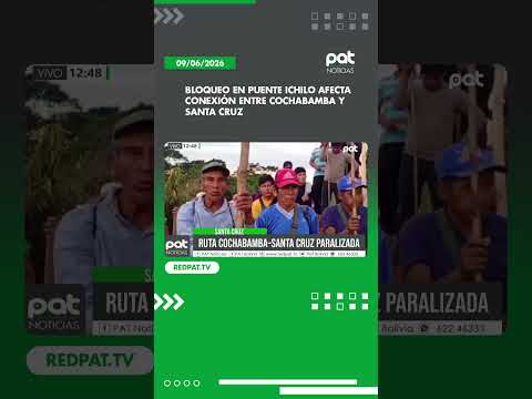 Bloqueo en puente Ichilo afecta conexión entre Cochabamba y Santa Cruz