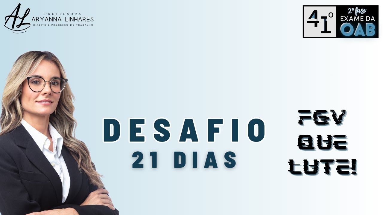 FGV que lute! Desafio dos 21 dias