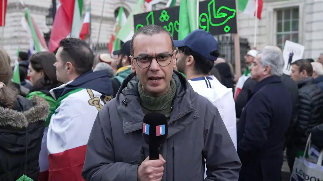 هفتمین هفته تجمع ایرانیان مقیم لندن در حمایت از انقلاب ملی