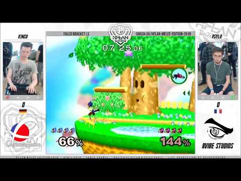 HFLAN 2019 - Kins0 (P1) VS Psylo (P4) SSBM Falco Bracket - Smash Melee