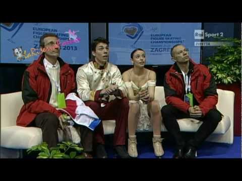 ISU ZAGREB 2013 -5/26- ICE DANCE SD - Federica TESTA  Lukas CSOLLEY - 23.01.2013.avi