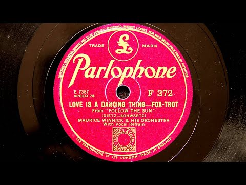 Maurice Winnick and His Orchestra - Love is a Dancing Thing (1936)