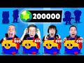 200 000 GEMS MEGA BOX OPENING BATTLE 20x LEGENDÄRER BRAWLER Brawl Stars Deutsch