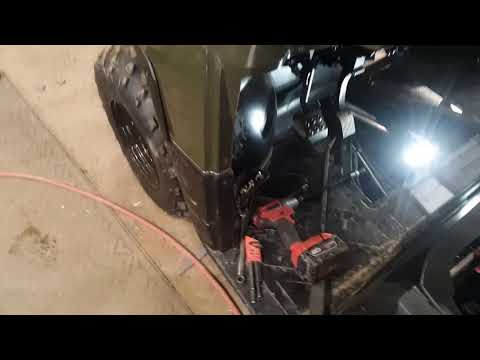 Super ATV power steering install Polaris 570 part 2