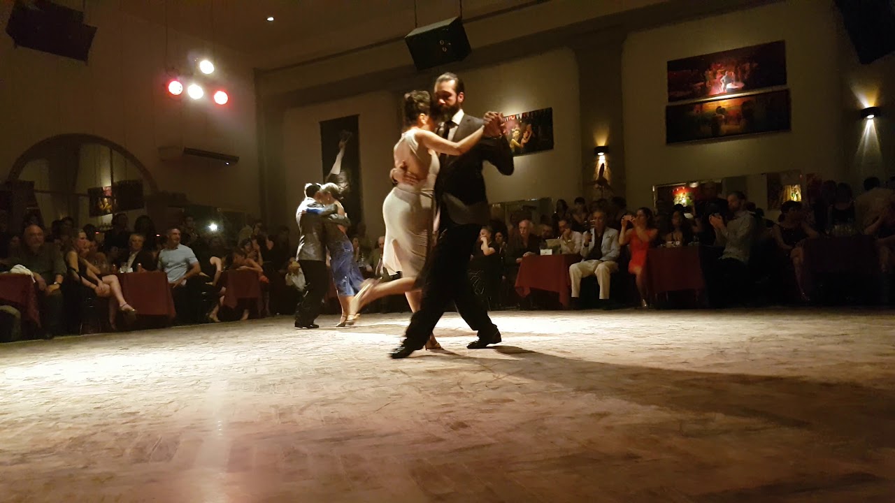 PEPA PALAZON y ROLO VALDIVIERI y AURORA LUBIZ y JONATHAN SPITEL en el Lady's Tango Festival