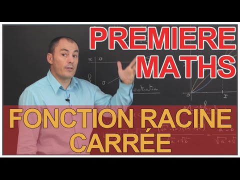Fonction racine carrée - Maths 1ère - Les Bons Profs