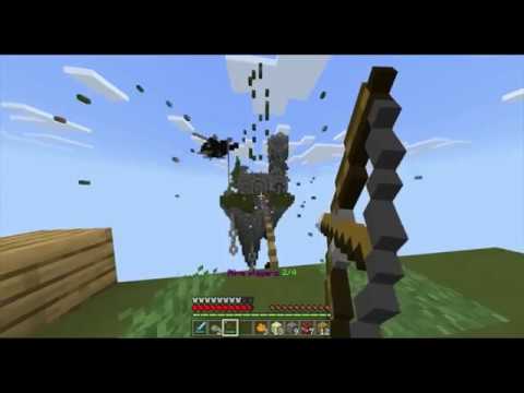 Insane Chaos in Cubecraft Skywars MCPE