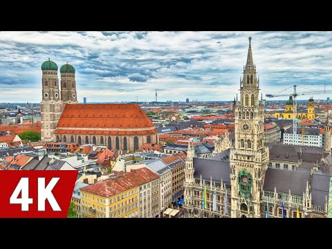 4K | Stadtrundgang durch München, Deutschland | Sehenswürdigkeiten der Altstadt #münchen