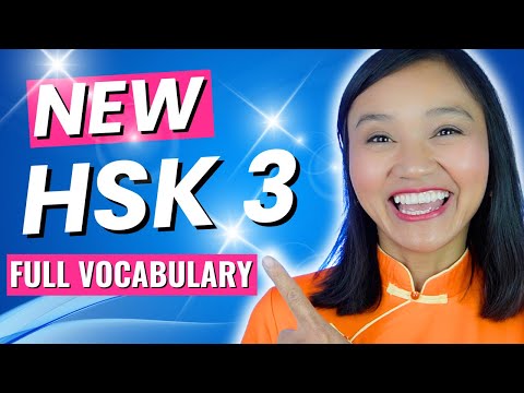 NEW HSK 3 Full Vocabulary - From Beginner to Intermediate with 973 Chinese Words - Complete Course