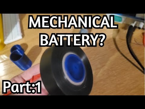 Mechanical Battery|1 Building and duration first tests