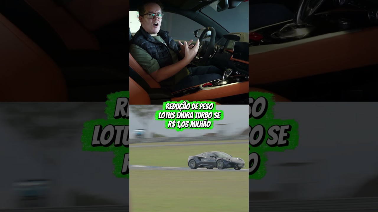 ATÉ NOS MÍNIMOS DETALHES: Como a Lotus foca na eficiência e leveza do Emira! 🚗🔋