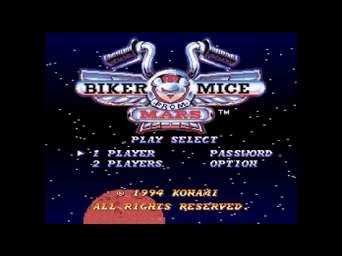Biker Mice from Mars. [SNES - Konami]. (1994). Main Race. Limburger. HARD. 60Fps.
